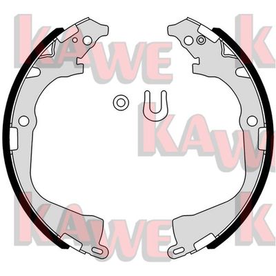 Комплект тормозных колодок KAWE 01011 для VW AMAROK