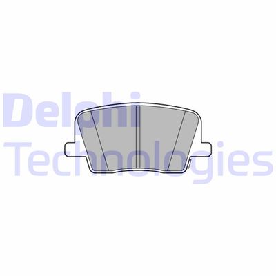 Комплект тормозных колодок, дисковый тормоз DELPHI LP3581 для SSANGYONG REXTON