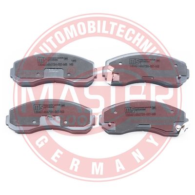 Комплект тормозных колодок, дисковый тормоз MASTER-SPORT GERMANY 13046145672N-SET-MS для KIA K2500
