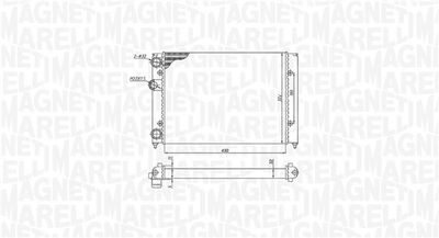 MAGNETI MARELLI Kühler, Motorkühlung