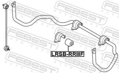 BRAT/BIELETA SUSPENSIE STABILIZATOR FEBEST LRSBRRIIIF 1