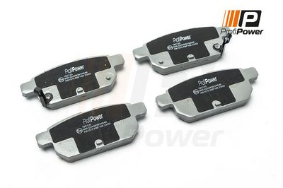 stabdžių trinkelių rinkinys, diskinis stabdys 1B2125 ProfiPower