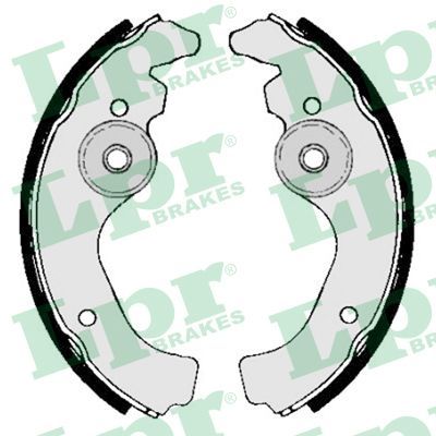 Комплект тормозных колодок LPR 00660 для AUTOBIANCHI BIANCHINA