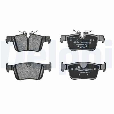 BREMSBELAGSATZ SCHEIBENBREMSE DELPHI LP3833 1