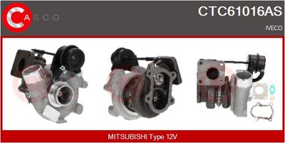 COMPRESOR SISTEM DE SUPRAALIMENTARE CASCO CTC61016AS