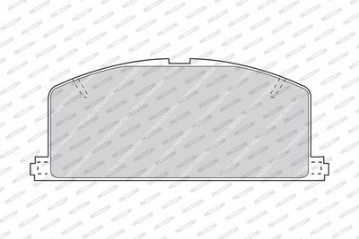 BREMSBELAGSATZ SCHEIBENBREMSE FERODO FDB308 1