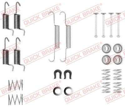 Tillbehörssats, bromsbackar, parkeringsbroms QUICK BRAKE 105-0010