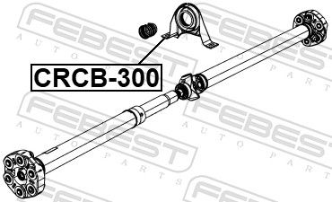LAGAR CENTRAL CARDAN FEBEST CRCB300 1