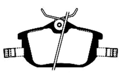 Kavo Parts Комплект тормозных колодок, дисковый тормоз