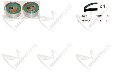 MABYPARTS OBK010066 Комплект ГРМ  для RENAULT CLIO I (B/C57_, 5/357_) 1.2 (5/357Y, 5/357K)