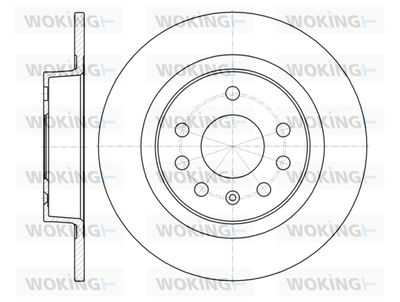WOKING D61317.00 Тормозные диски для OPEL ASTRA H GTC (A04) 2.0 Turbo (L08)