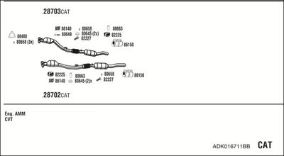 SISTEM DE ESAPAMENT WALKER ADK016711BB