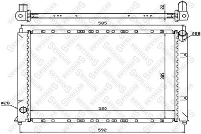 STELLOX 10-26281-SX Крышка радиатора  для ROVER 25 (Ровер 25)