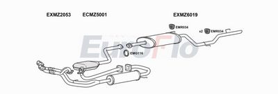 Układ wydechowy EUROFLO MZV23236001A00