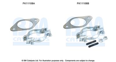 zestaw montażowy, filtr sadzy / filtr cząstek stałych BM CATALYSTS FK11108