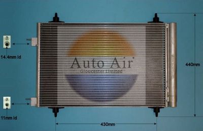 Condenser, air conditioning Auto Air Gloucester 16-9919