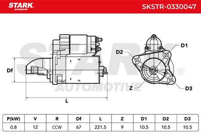стартер STARK SKSTR-0330047