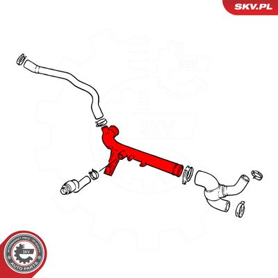 Potrubí chladiva SKV 43SKV786