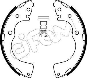 Комплект тормозных колодок CIFAM 153-218 для MAZDA MPV