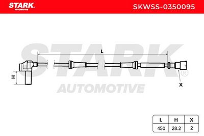 датчик, обороти на колелото STARK SKWSS-0350095