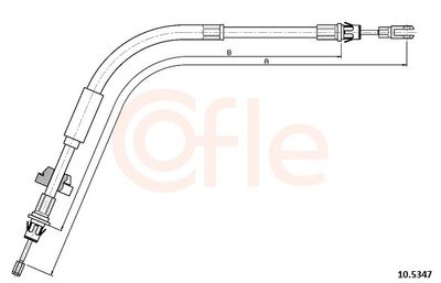 CABLU FRANA DE PARCARE