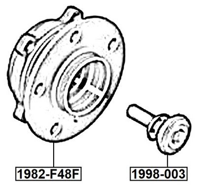 SURUB AX CARDAN FEBEST 1998003 1