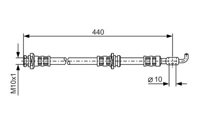 BREMSSCHLAUCH BOSCH 1987476540 4
