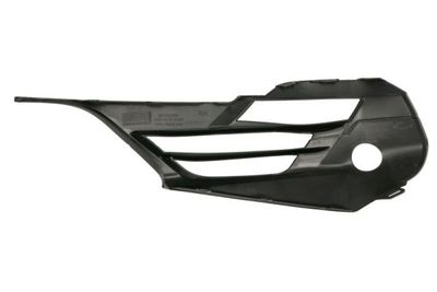 Voorbumper afdekking Voor Rechts (met mistlampgaten, met parkeersensor gaten, plastic, zwart) past: BMW 2 Active Tourer F45, F46, 2 Gran Tourer F46 09.14-10.21