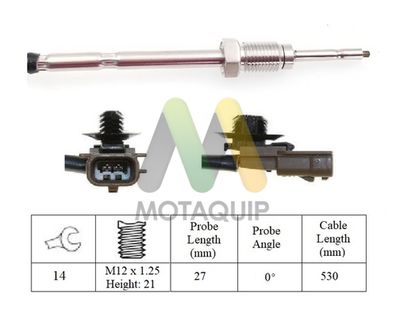 SENZOR TEMPERATURA GAZE EVACUARE