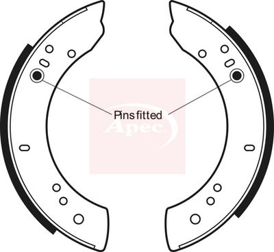 APEC Brake Shoe Set SHU271