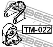 TM-008 FEBEST Опора двигателя FEBEST 
