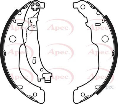 Brake Shoe Set APEC SHU711