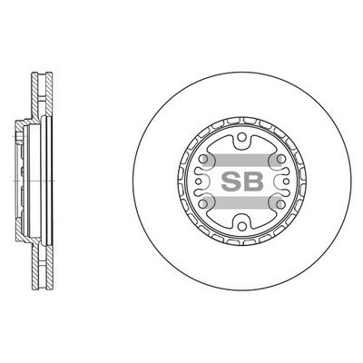 Hi-Q SD1061 Тормозные диски для HYUNDAI H-1 / STAREX Автобус (A1) 2.5 TCi