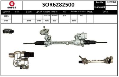 Рулевой механизм EAI SOR6282500 для FORD GRAND