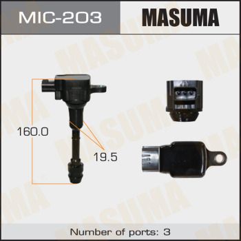 MASUMA MIC-203 Катушка зажигания  для NISSAN AVENIR (Ниссан Авенир)