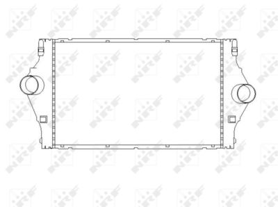 Интеркулер NRF 30433 для RENAULT VEL