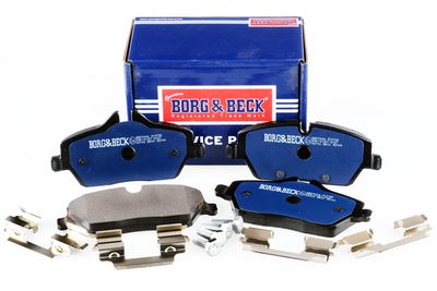 комплект спирачно феродо, дискови спирачки BORG & BECK BBP2446