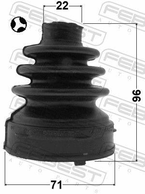 Bellow Kit, drive shaft 0215-F15T