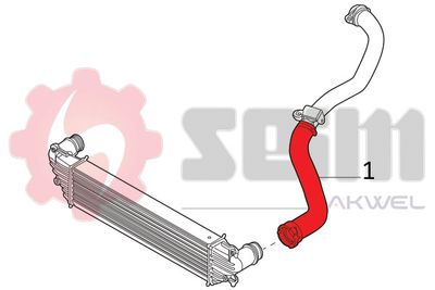 Трубка нагнетаемого воздуха SEIM 981768 для FIAT TIPO