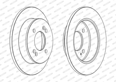 DISC FRANA FERODO DDF2655C 1