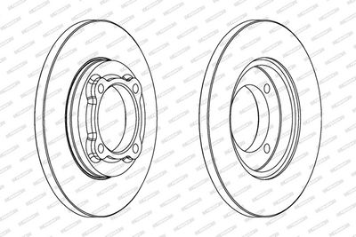 DISC FRANA FERODO DDF429 1