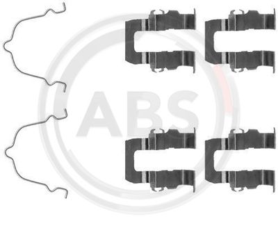 Комплектующие, колодки дискового тормоза A.B.S. 1119Q для MAZDA 929