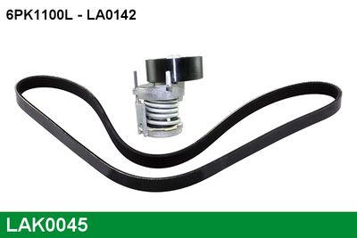 SET CUREA TRANSMISIE CU CANELURI