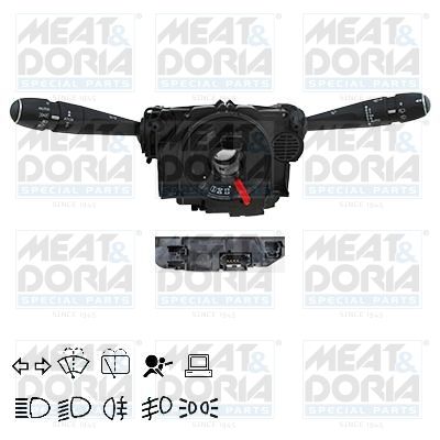 Przełącznik kolumny kierowniczej MEAT & DORIA 231215