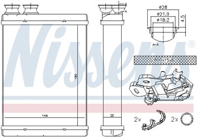 SCHIMBATOR CALDURA INCALZIRE HABITACLU NISSENS 71167 5