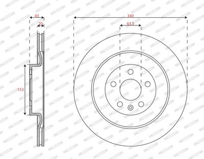 DISC FRANA FERODO DDF2844C 1