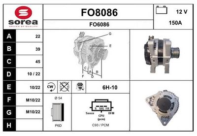 GENERATOR SNRA FO8086