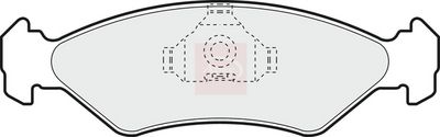 APEC Brake Pad Set, disc brake PAD959