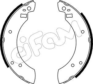 Комплект тормозных колодок CIFAM 153-104 для FORD CAPRI