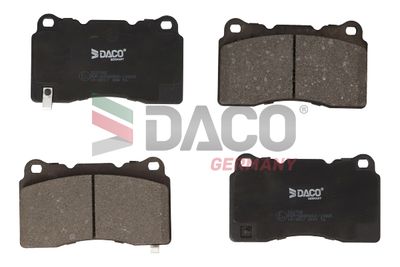 Комплект тормозных колодок, дисковый тормоз DACO Germany 322705 для SUBARU WRX